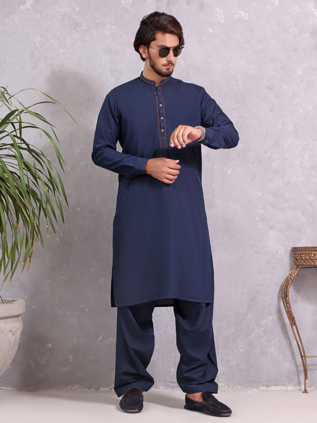 Wash & Wear Kameez Shalwar for Men - UM22MN