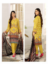 Load image into Gallery viewer, Zara Ali Winter Printed Viscose Suit ZA-1011
