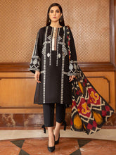 Load image into Gallery viewer, Unstitched Lawn 2pc Suit (Code:U0936-2PC-BLACK)
