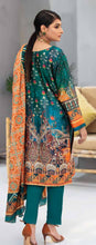 Load image into Gallery viewer, MARINE 3pc Unstitched Digital Printed Silk Suiting D-5451
