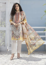 Load image into Gallery viewer, Karwaan 3 pc Unstitched Digital Printed Chikankari Lawn Suiting
