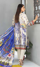 Load image into Gallery viewer, MARINE 3pc Unstitched Digital Printed Silk Suiting D-5455
