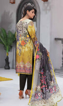 Load image into Gallery viewer, MARINE 3pc Unstitched Digital Printed Silk Suiting D-5457

